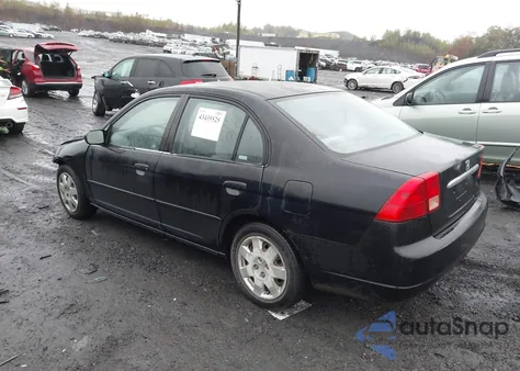 2002 Honda Civic Ex из США, поврежденный, VIN 2HGES26722H597426